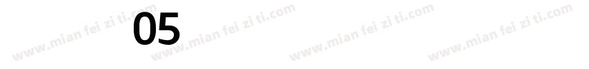 BunueloCleanW05 SemiBold Regular字体转换